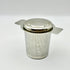 Stainless Steel Infuser Straight-sided Basket with Double Handle & Lid