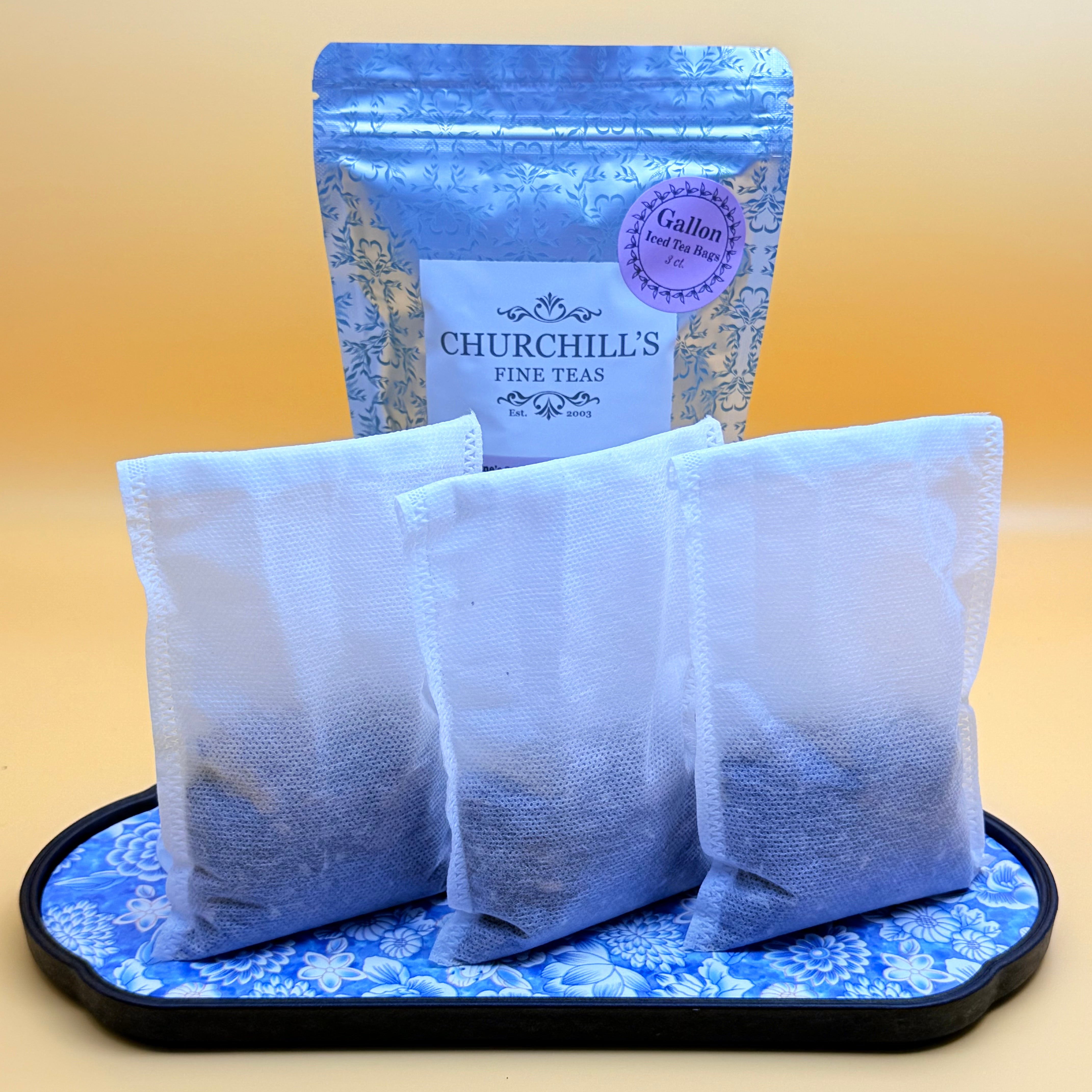 Orange Passion Fruit Herbal Blend | 3 Ct. Gallon Iced Tea Bag Pouch