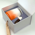Ceramic Tea Mug with Lid, Infuser, and Wooden Handle - 12oz
