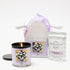 Exclusive limited edition: Churchill’s tea scented candle & Hot Cincinnati Spice Rooibos holiday gift set paired with Edie Harper’s Magnificat (metallic print)