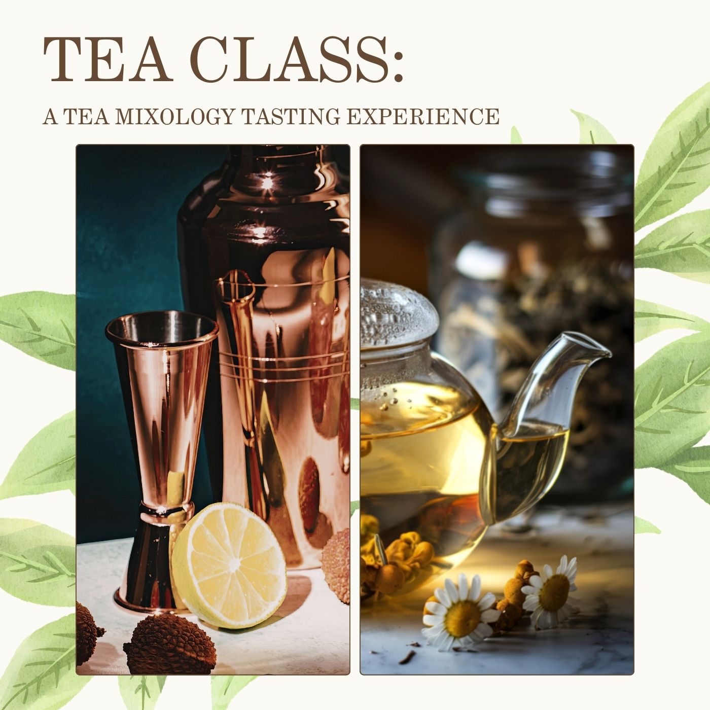 Summer Tea Mocktails: A Tea Mixology Tasting Experience (June 21, 2026)