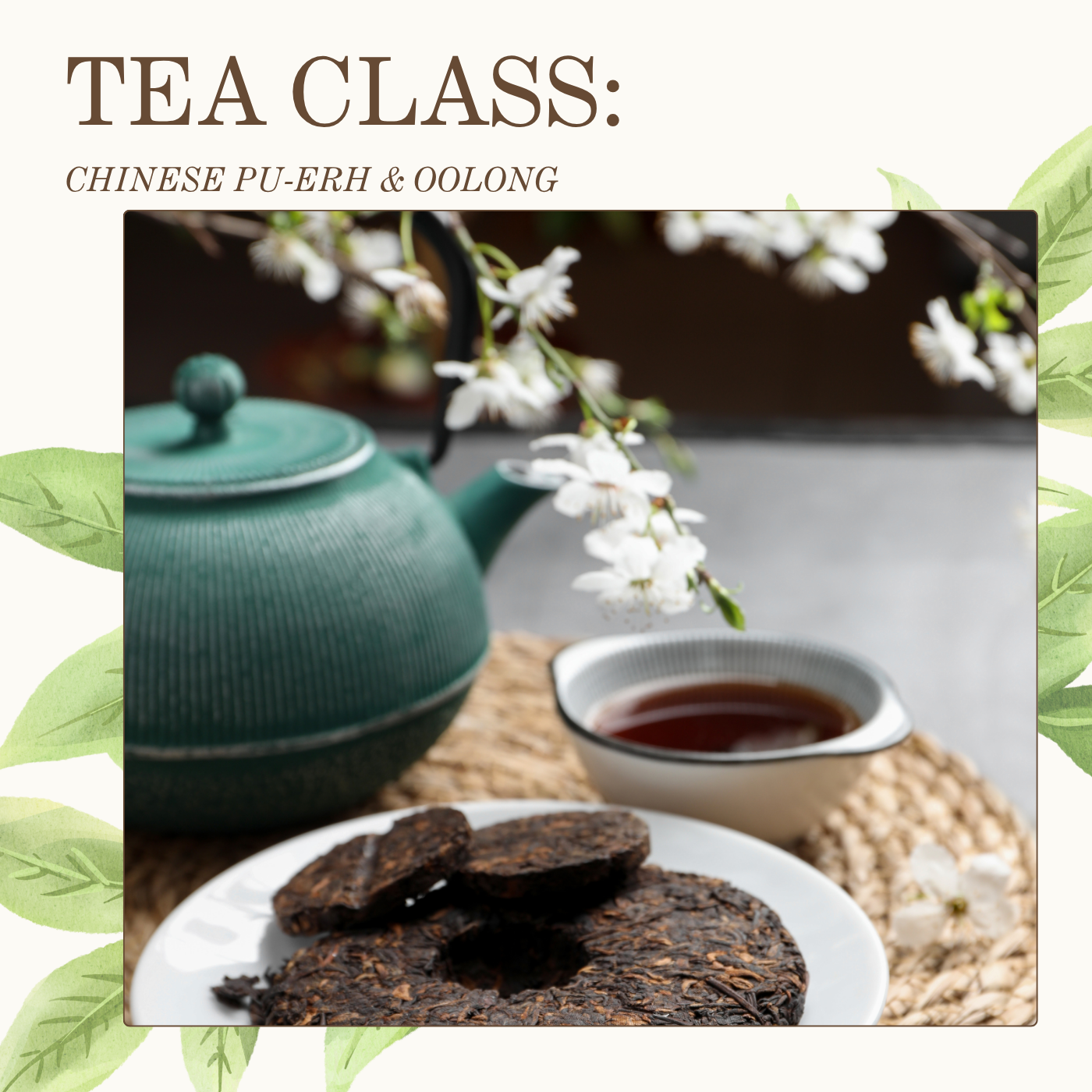 Tea Dynasty Voyage: Chinese Pu-Erh & Oolong (Jan 18, 2026)