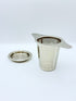 Stainless Steel Infuser Tapered Basket with Double Handle & Lid