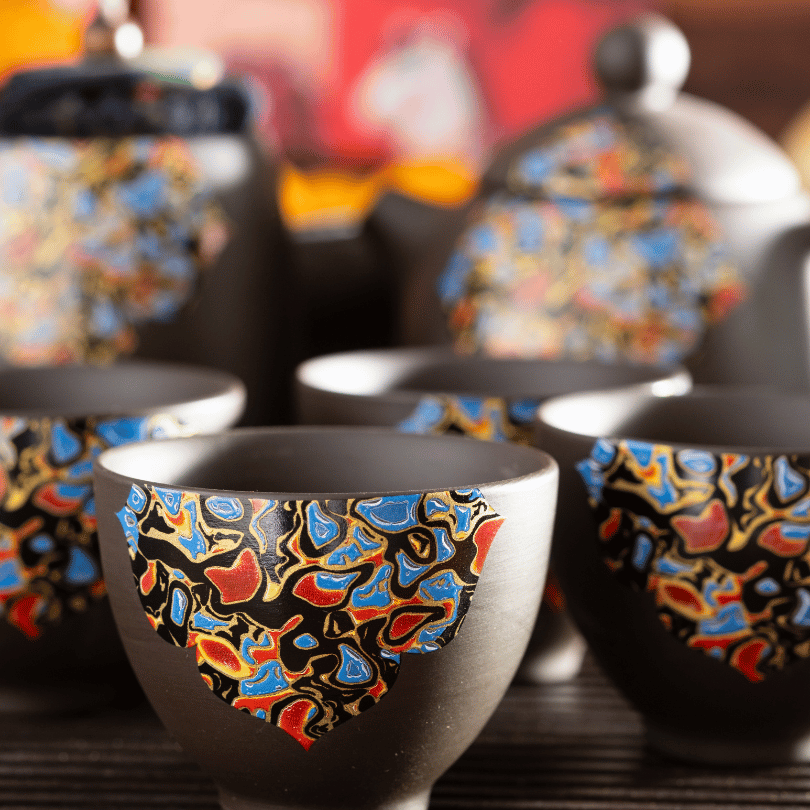 Gong Fu Tea Set with Travel Case