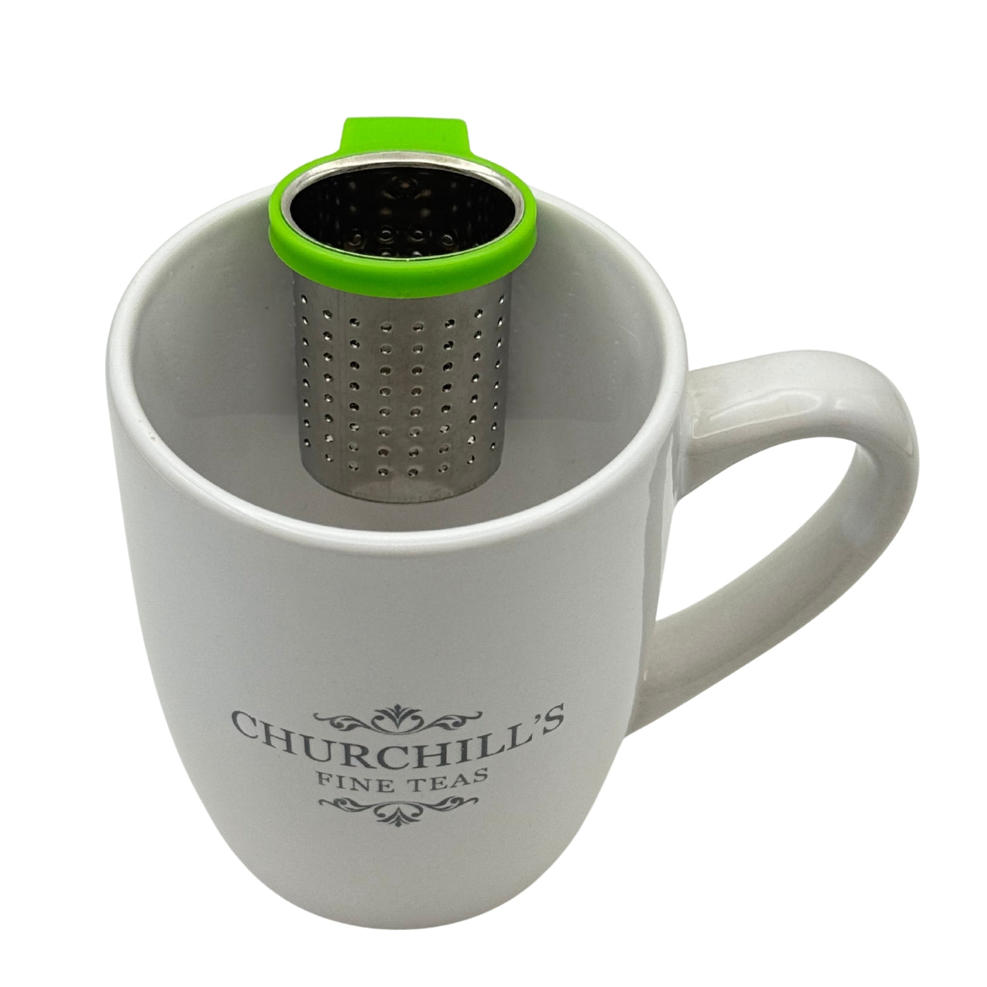 Stainless Steel Infuser with Hook-on Basket