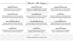 Timeless Collection Traveler's Tea Passport 12-Tin Gift Set