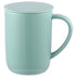 Ceramic Mug with Brew Basket, Lid, and Coaster 16oz