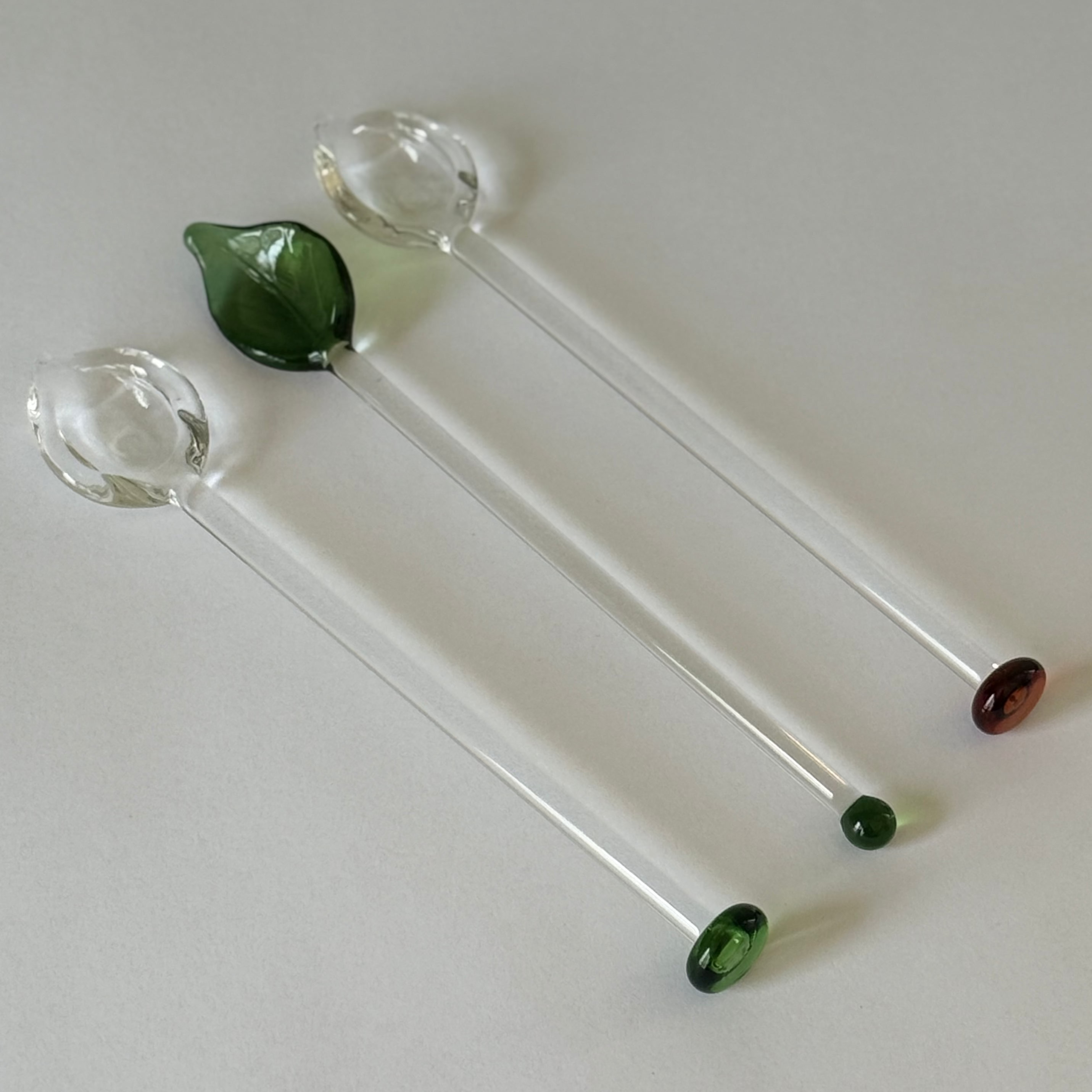 Handblown Glass Tea Leaf Stir Spoon – Locally Made in Cincinnati