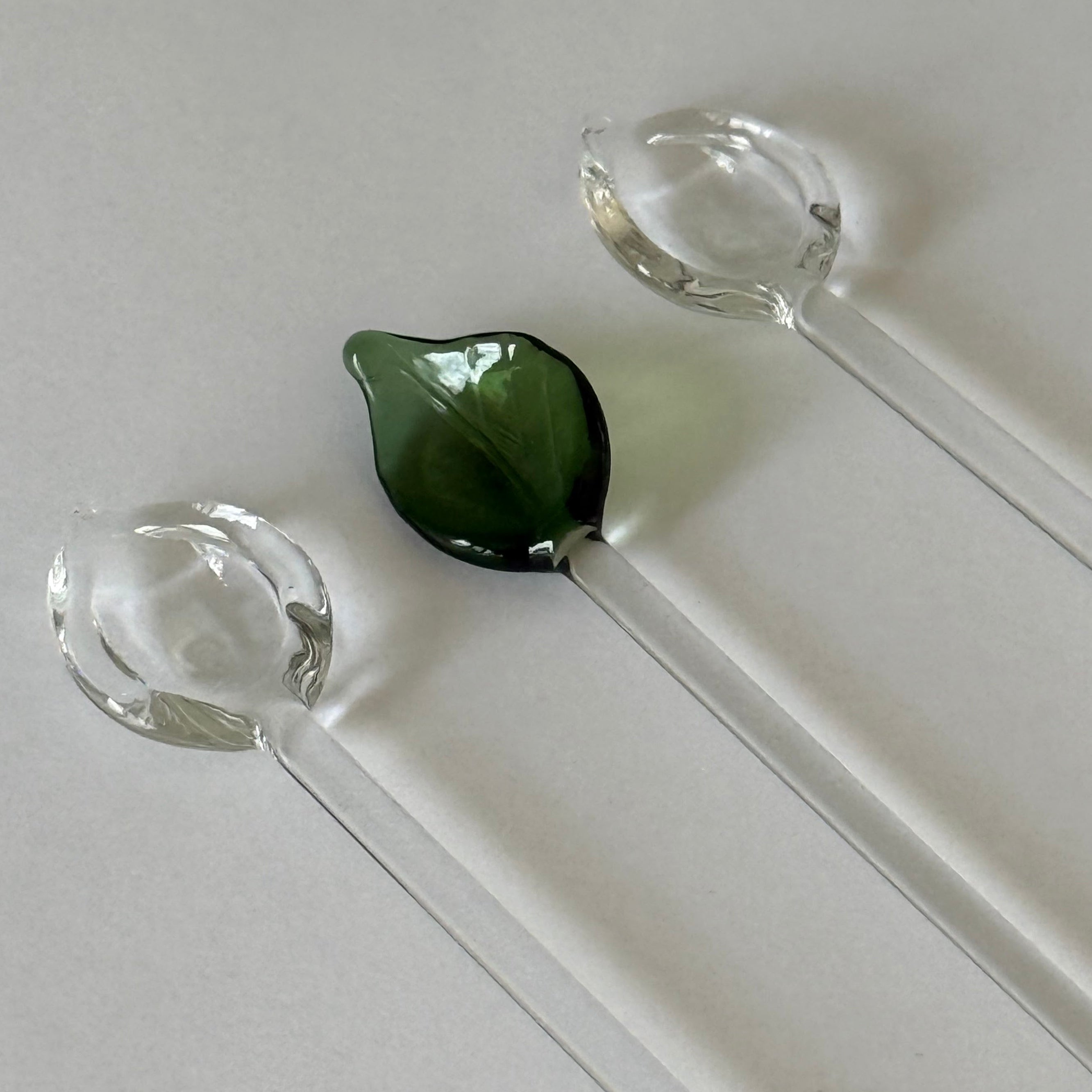 Handblown Glass Tea Leaf Stir Spoon – Locally Made in Cincinnati