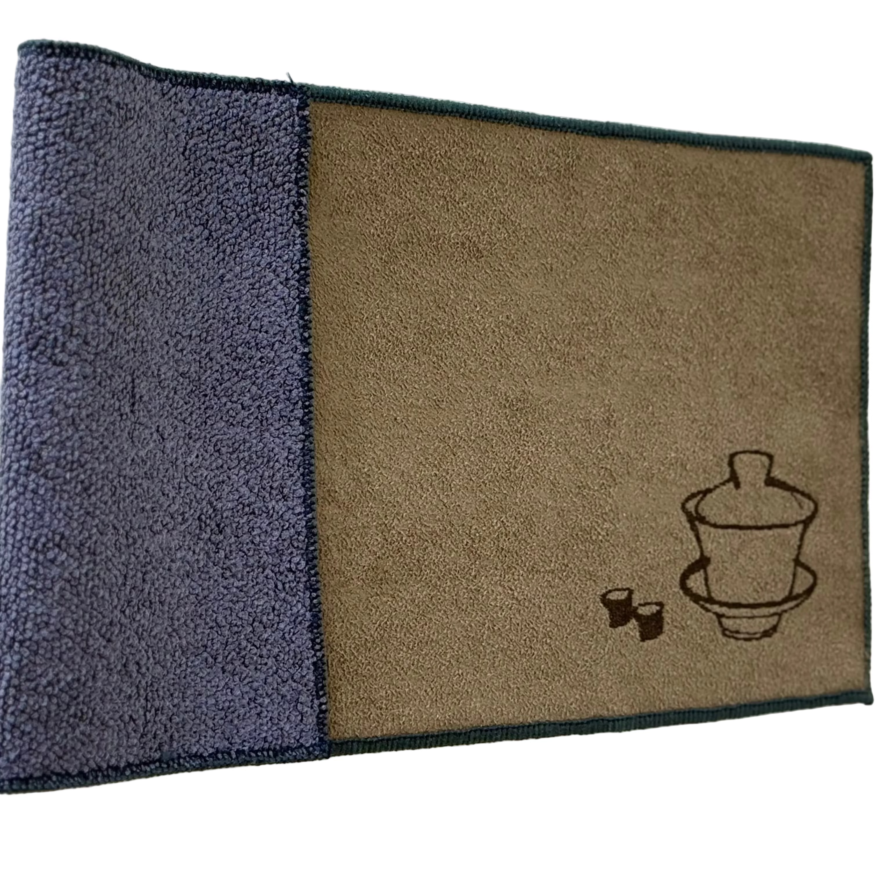 Double-Sided Tea Towel with Gaiwan Design– Absorbent, Soft, Lint-Free