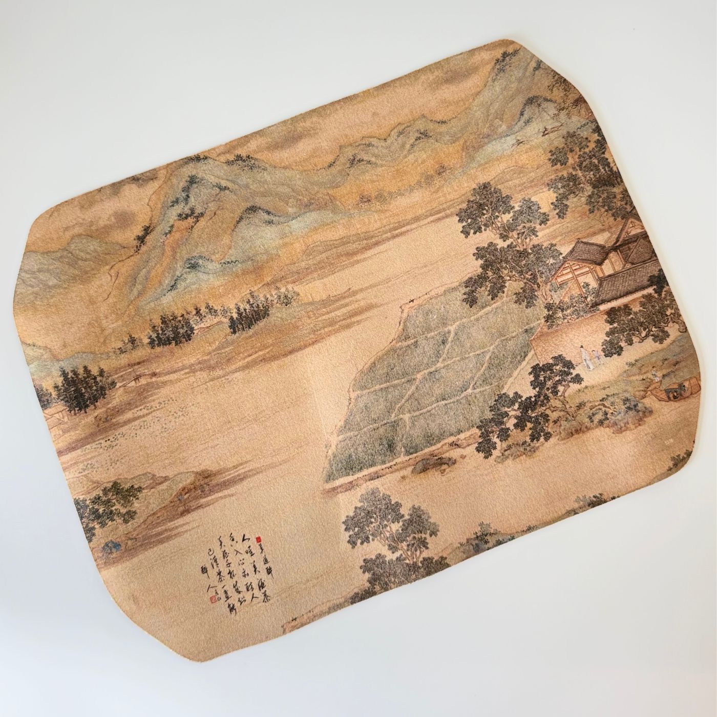 Zen Tea Mat – Absorbent, Non-Slip, Quick-Dry for Gong Fu Tea Rituals