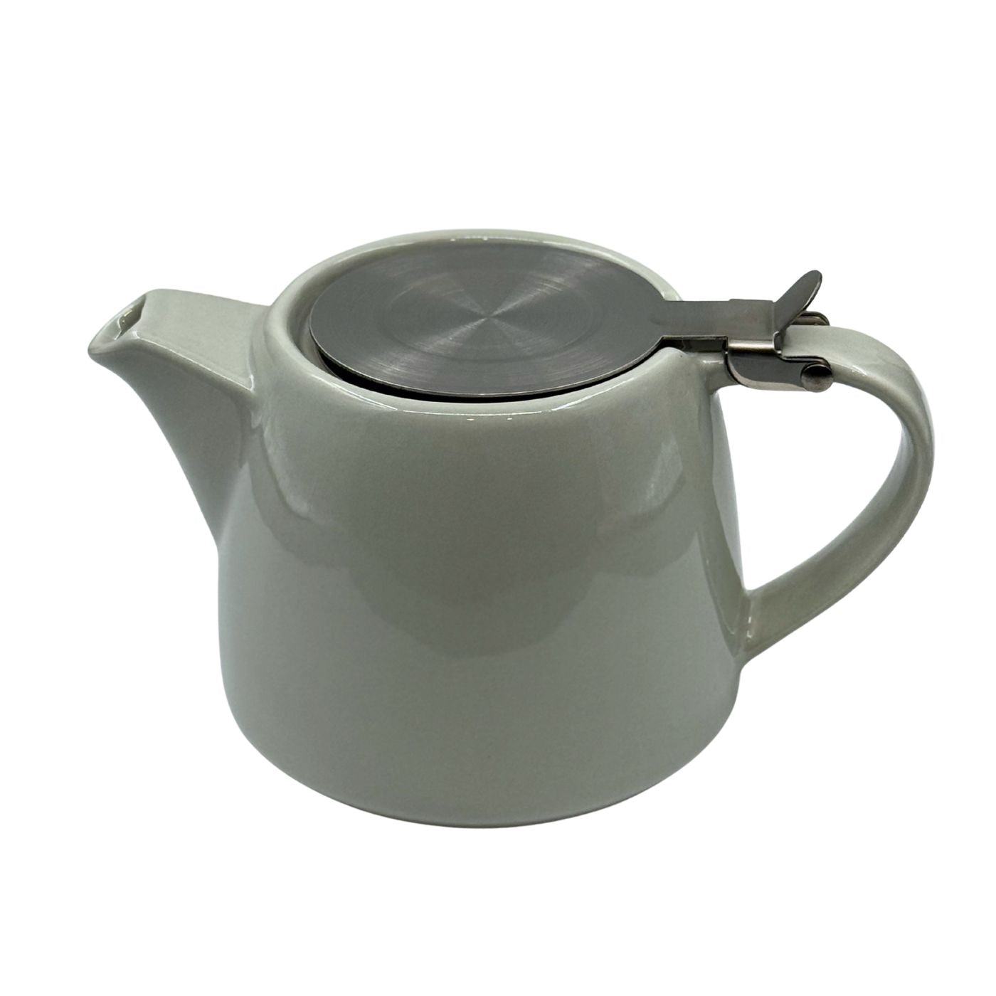 Ceramic Teapot with Infuser and Hinged-Lid 16oz
