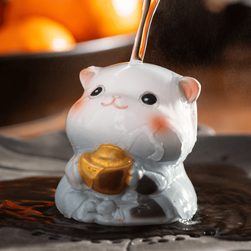 Color-Changing Tea Pet – Heat-Reactive Ceramic for Gong Fu Tea