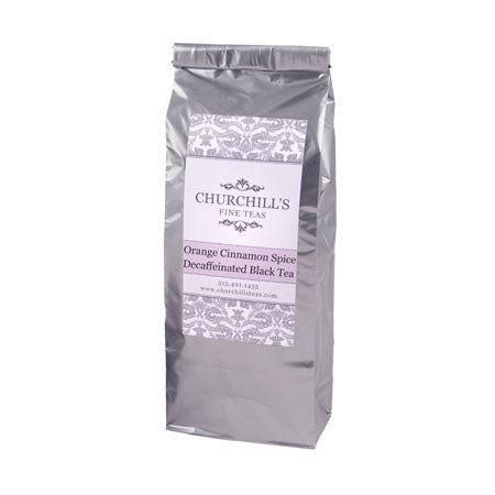 Orange Cinnamon Spice Decaffeinated Black Tea (in packaging)